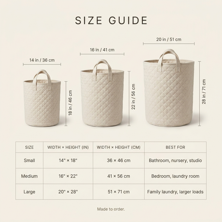 Quilted Laundry Basket - Owls