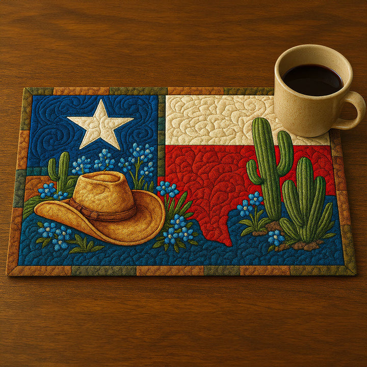 Demi - Quilted Placemat - Texas Spirit