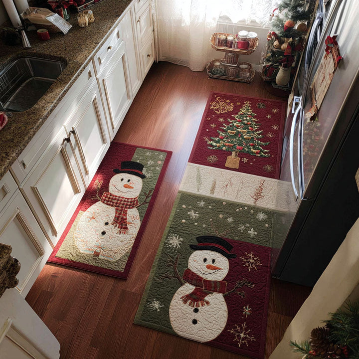 Eliana - 2-Piece Kitchen Mat Set - Classic Winter