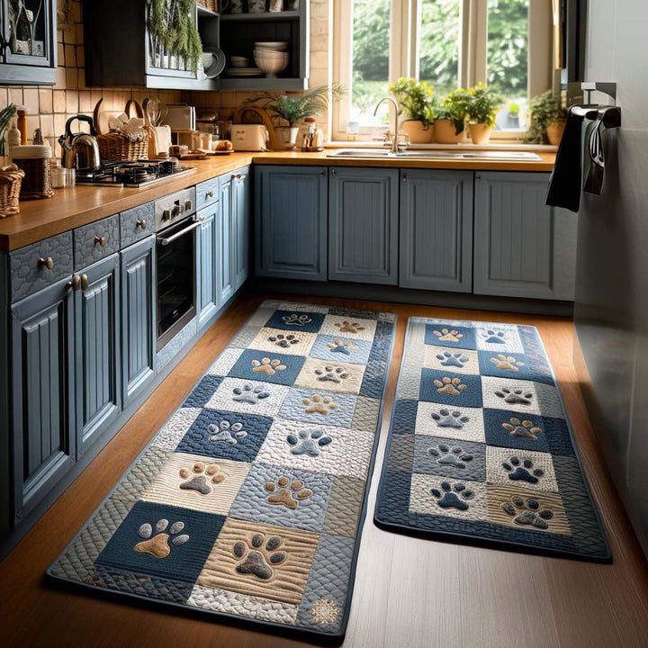 Hailey - 2-Piece Kitchen Mat Set - Paw Love