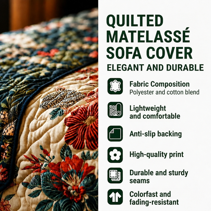 Amaryllis - Quilted Sofa Cover Sfeer van Huis