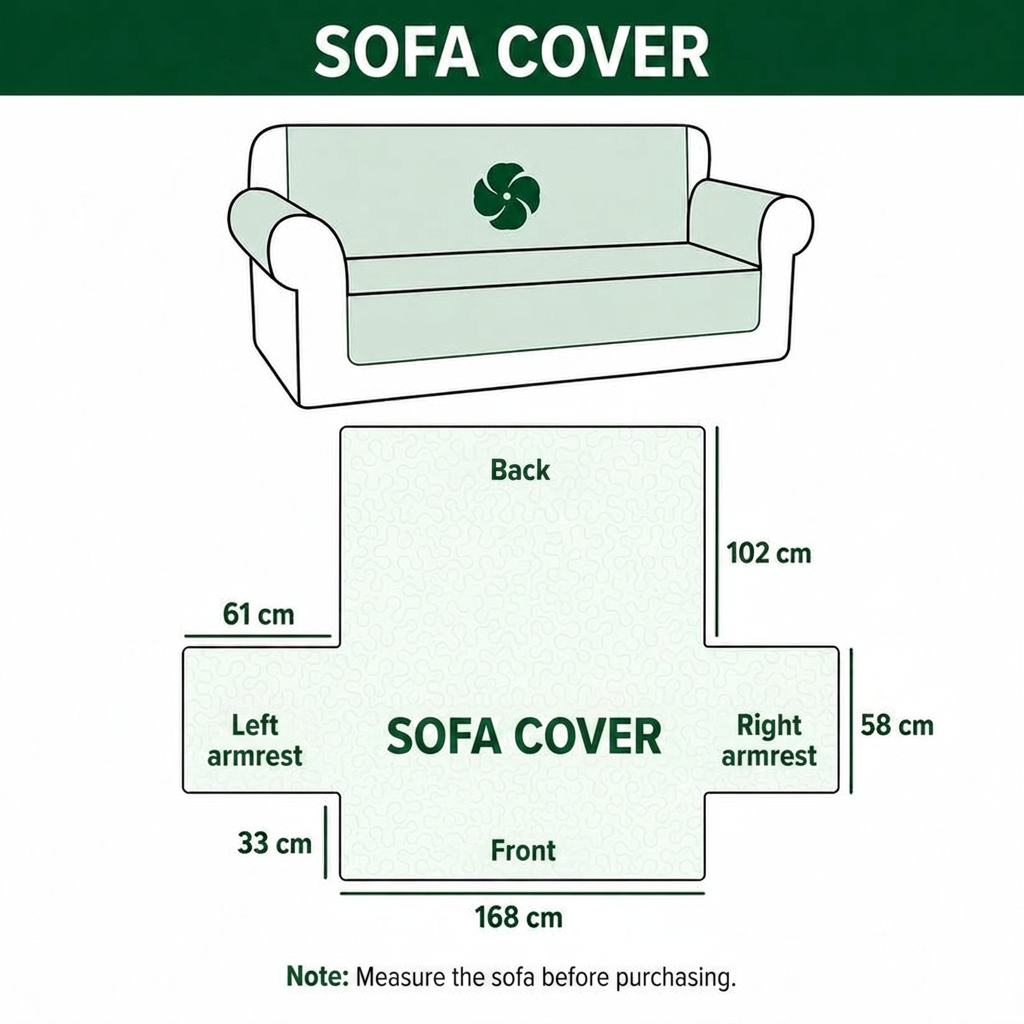 Isley - Quilted Sofa Cover Eagle in Flight