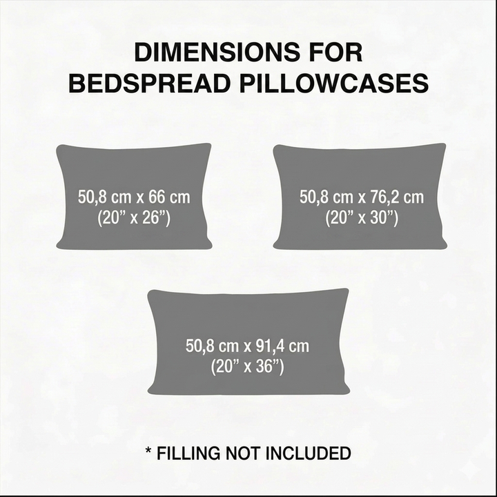 Quilted Decorative Pillowcase - Rose Garden Hearts