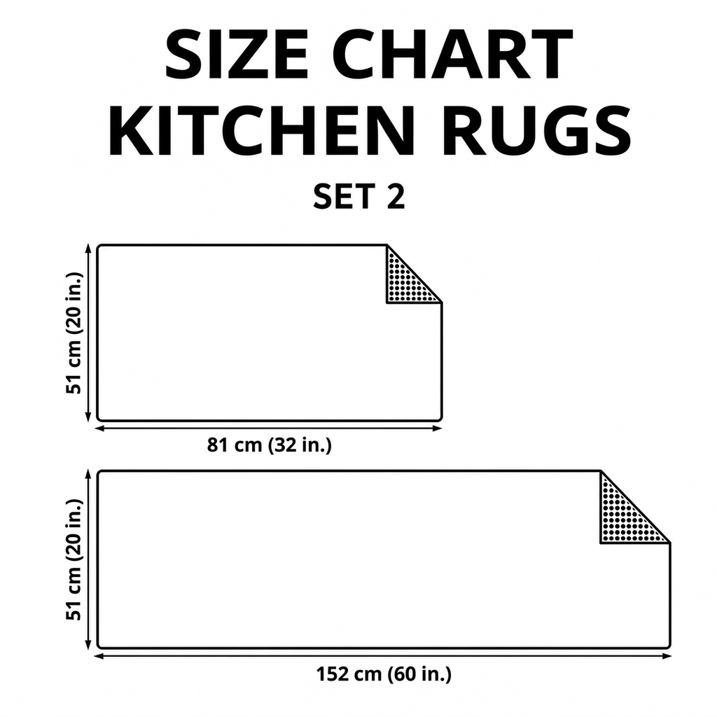 Angelina - 2-Piece Kitchen Mat Set - Inspiration Journey