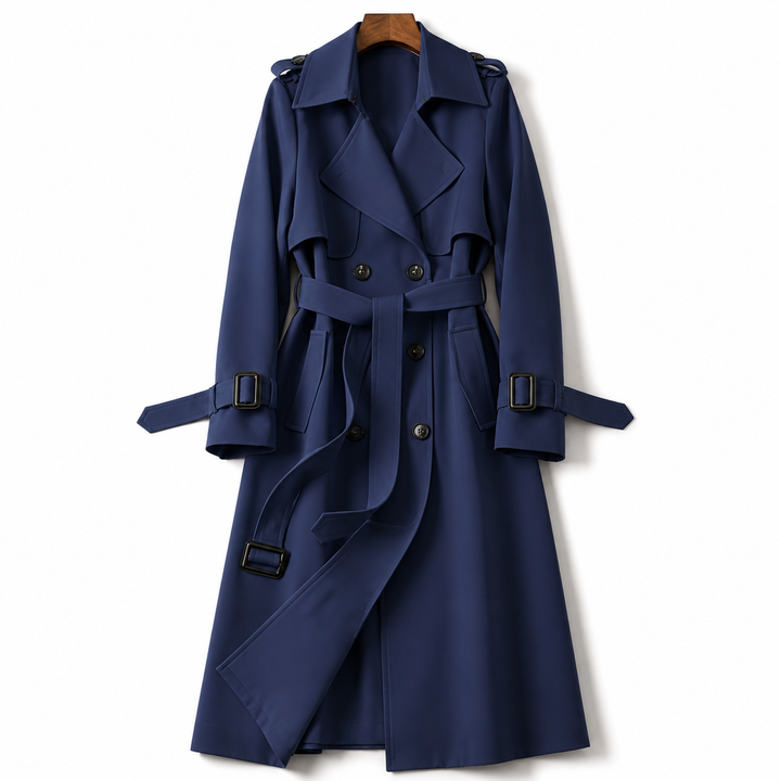 Natalia | Classic Long Trench Coat