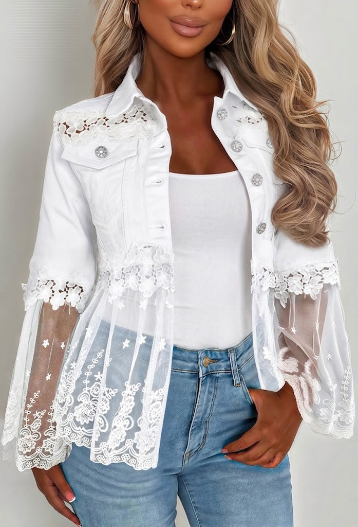 Anne™ | Lace-Panel Jacket