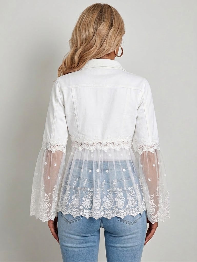 Anne™ | Lace-Panel Jacket
